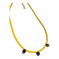 THE GOLDEN HOUR GARNET NECKLACE