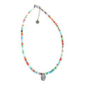 CANDY COAST BEADED SILVER NECKLACE
