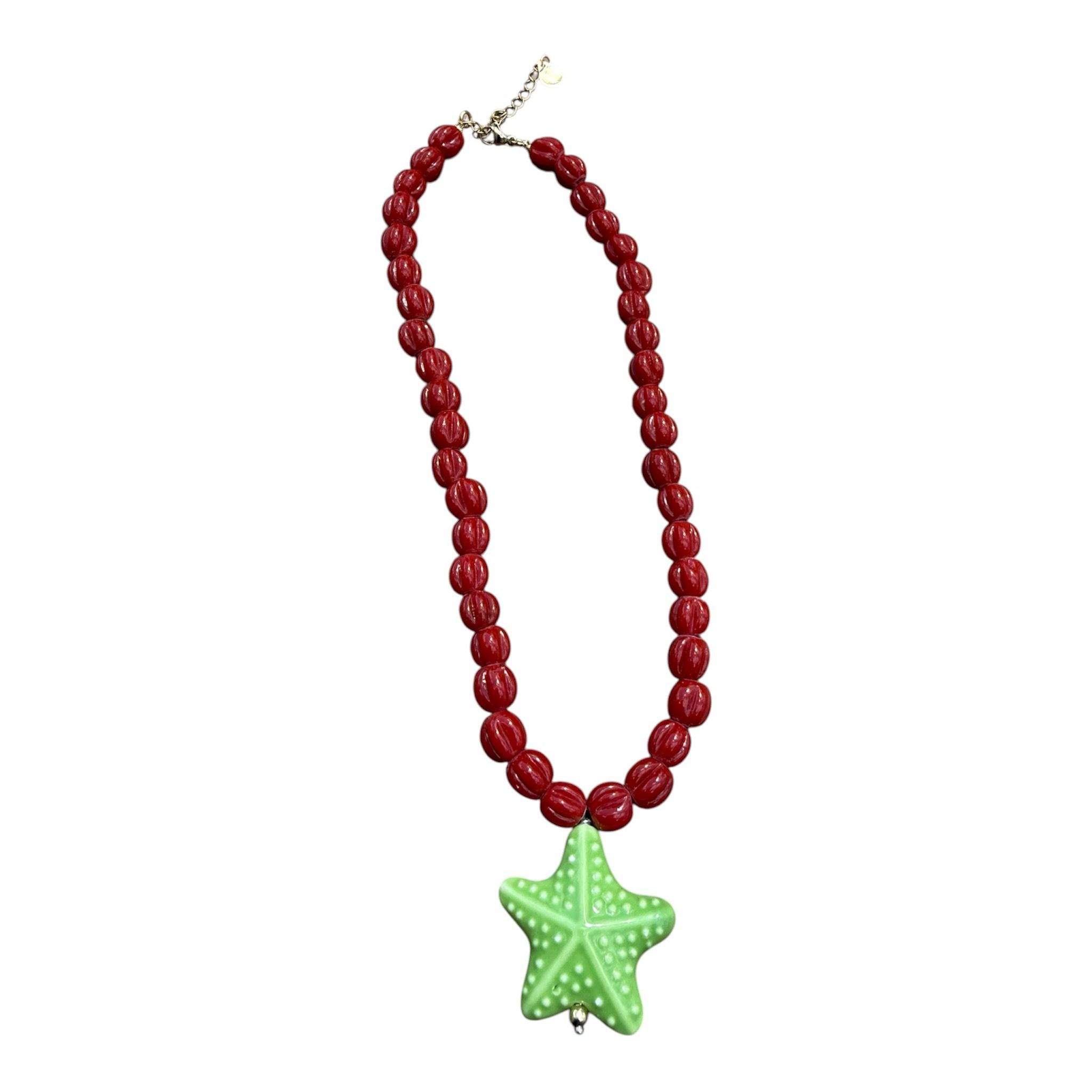 CRIMSON TIDE STAR NECKLACE