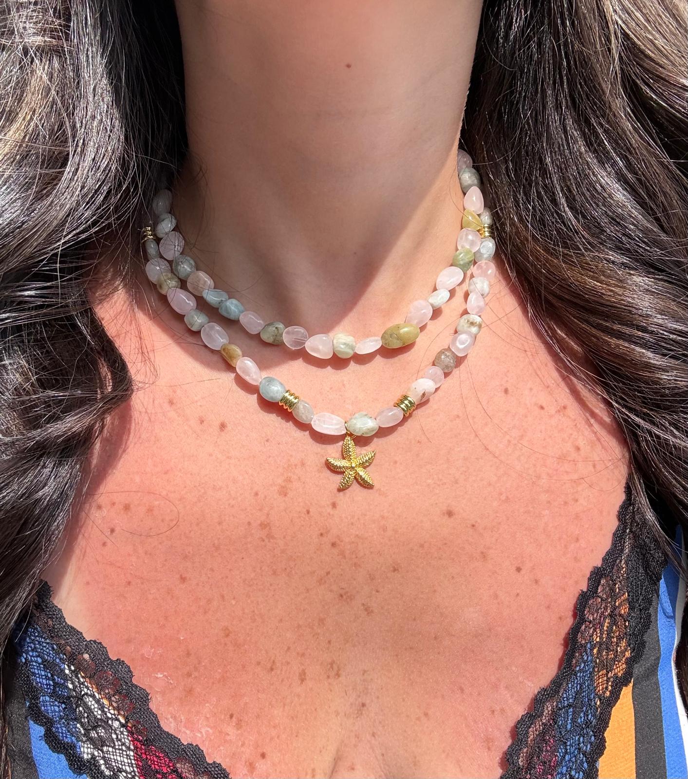 SEAFOAM BLUSH NECKLACE