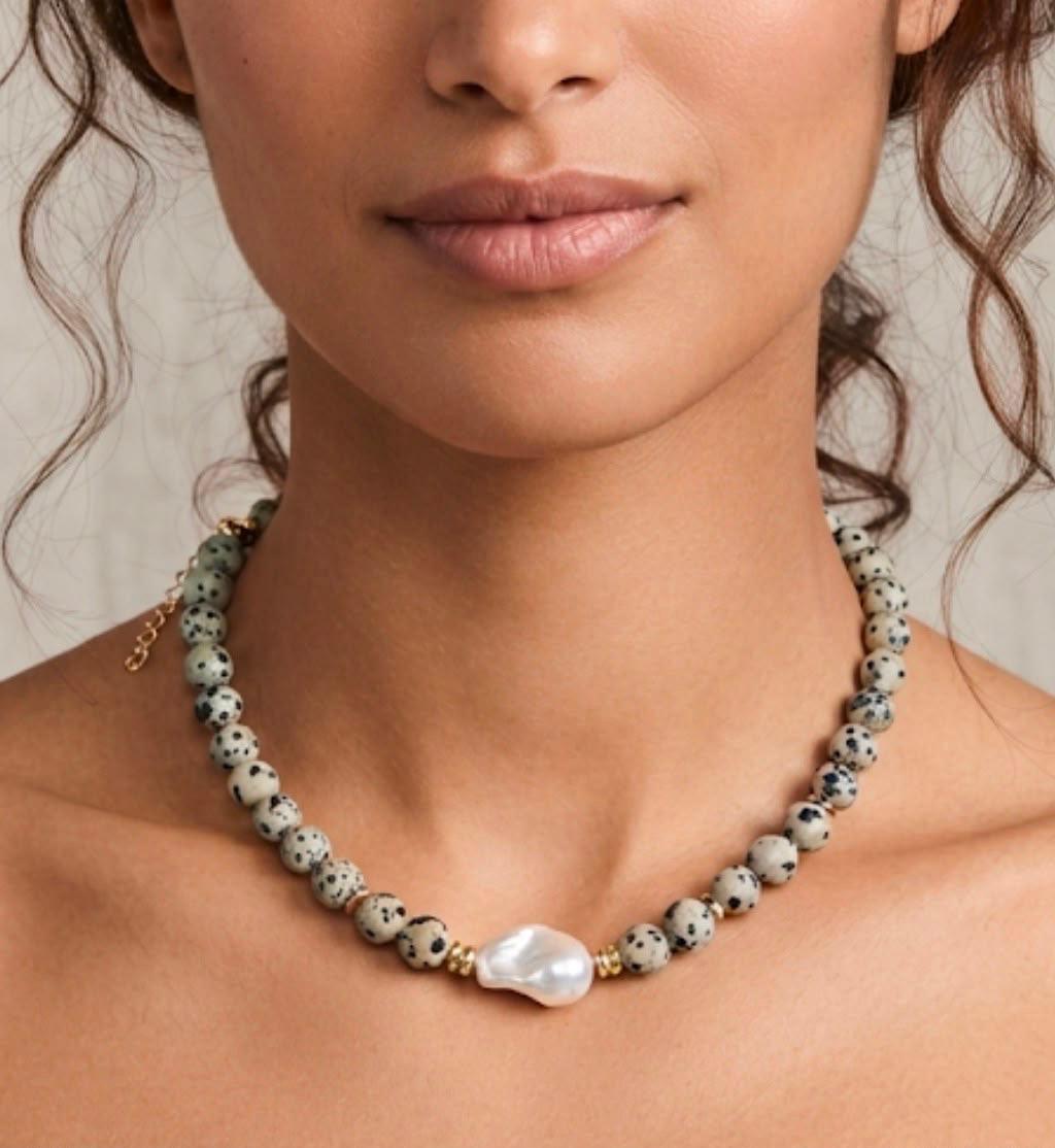 PEARL ECLIPSE NECKLACE