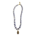 DAISY TEARDROP NECKLACE