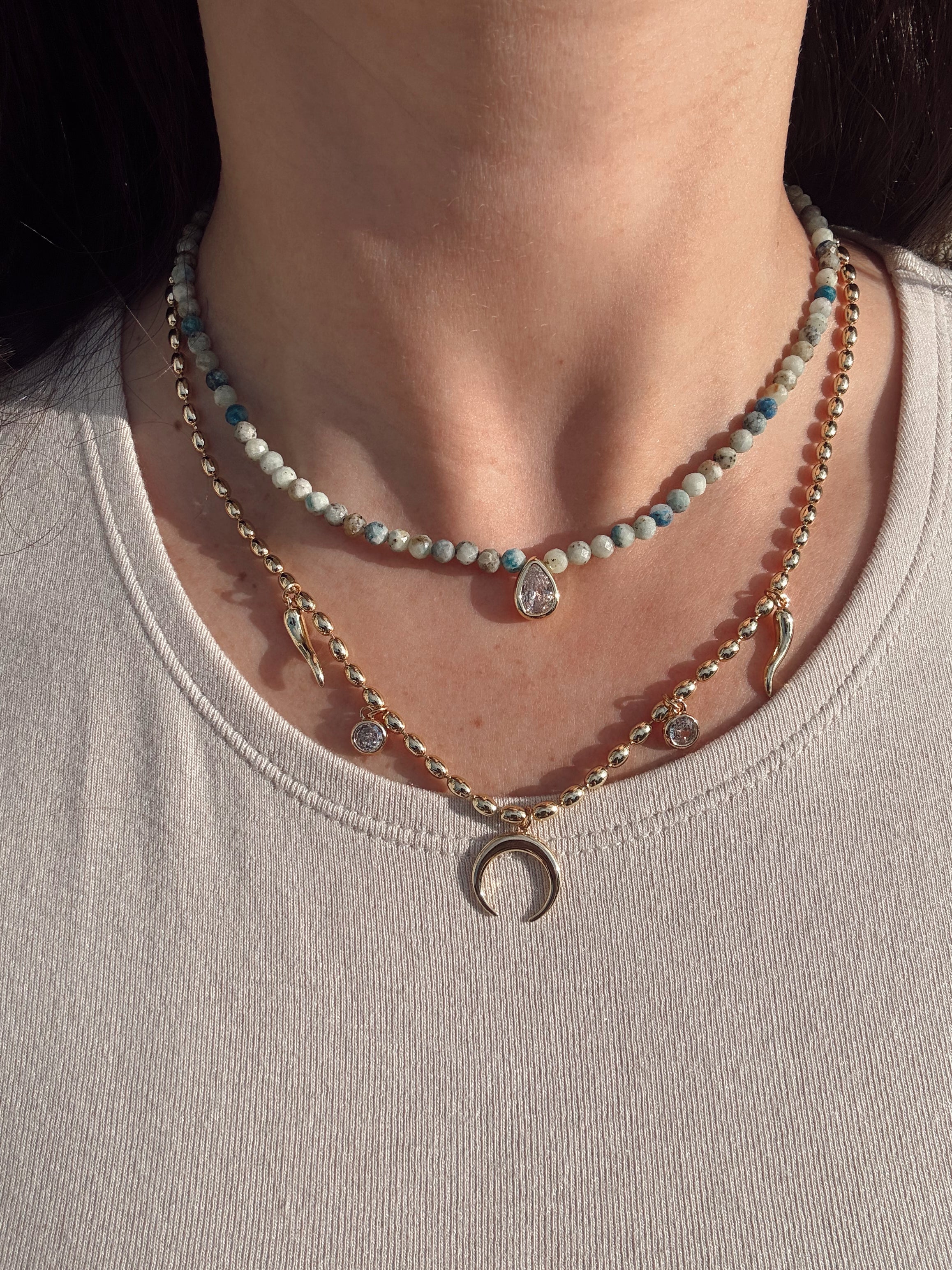 OCEAN MIST DROP NECKLACE