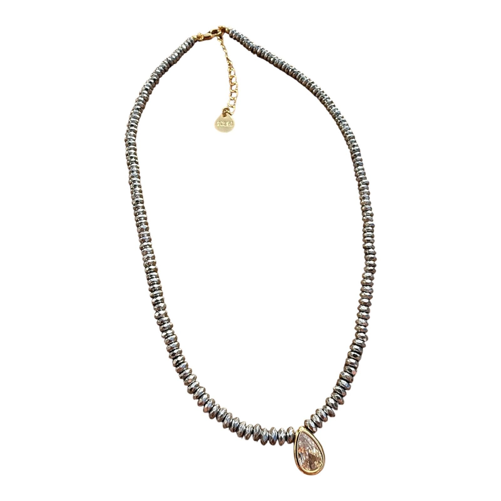 CHAMPAGNE GLOW NECKLACE