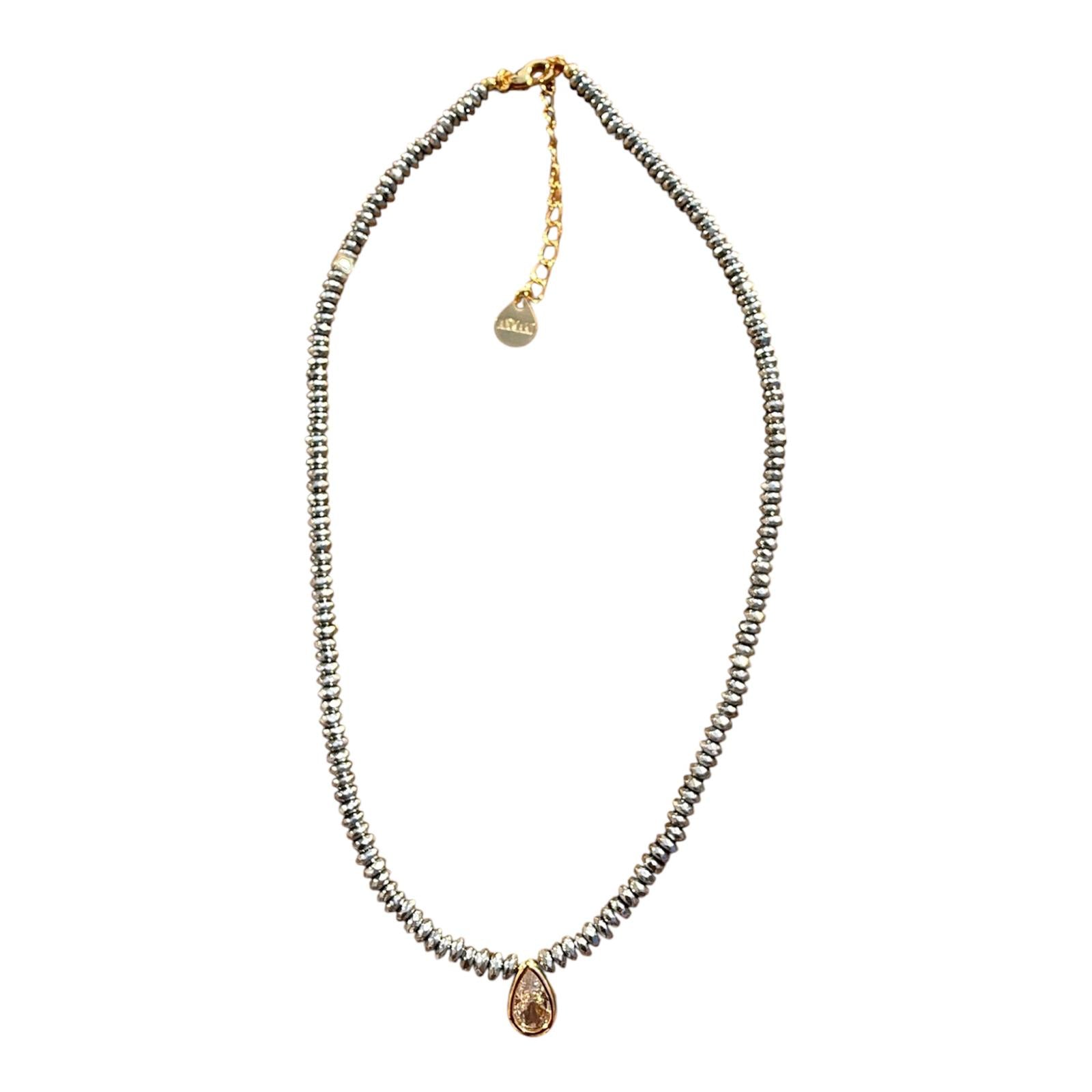 CHAMPAGNE GLOW NECKLACE
