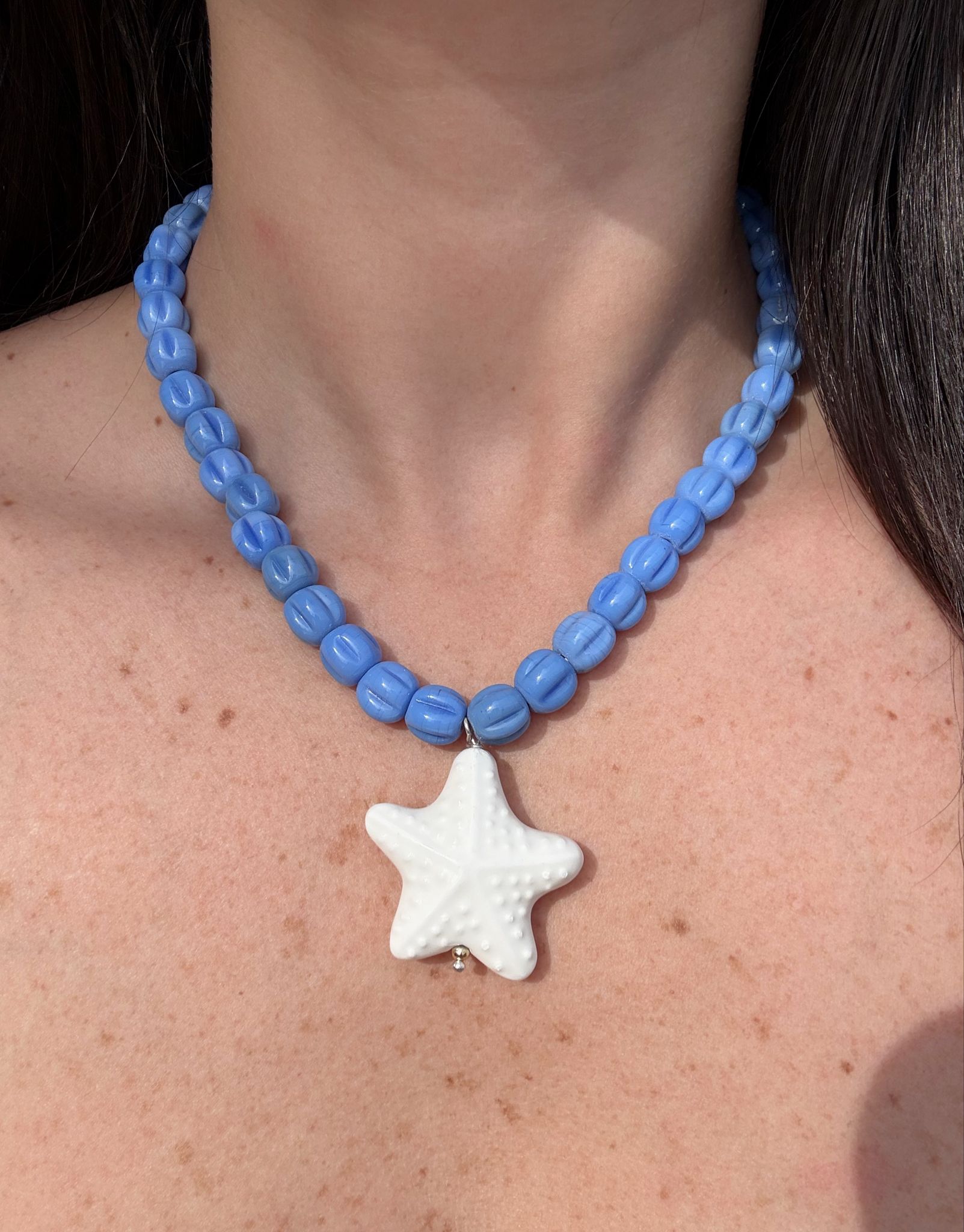 AZURE STARFISH NECKLACE